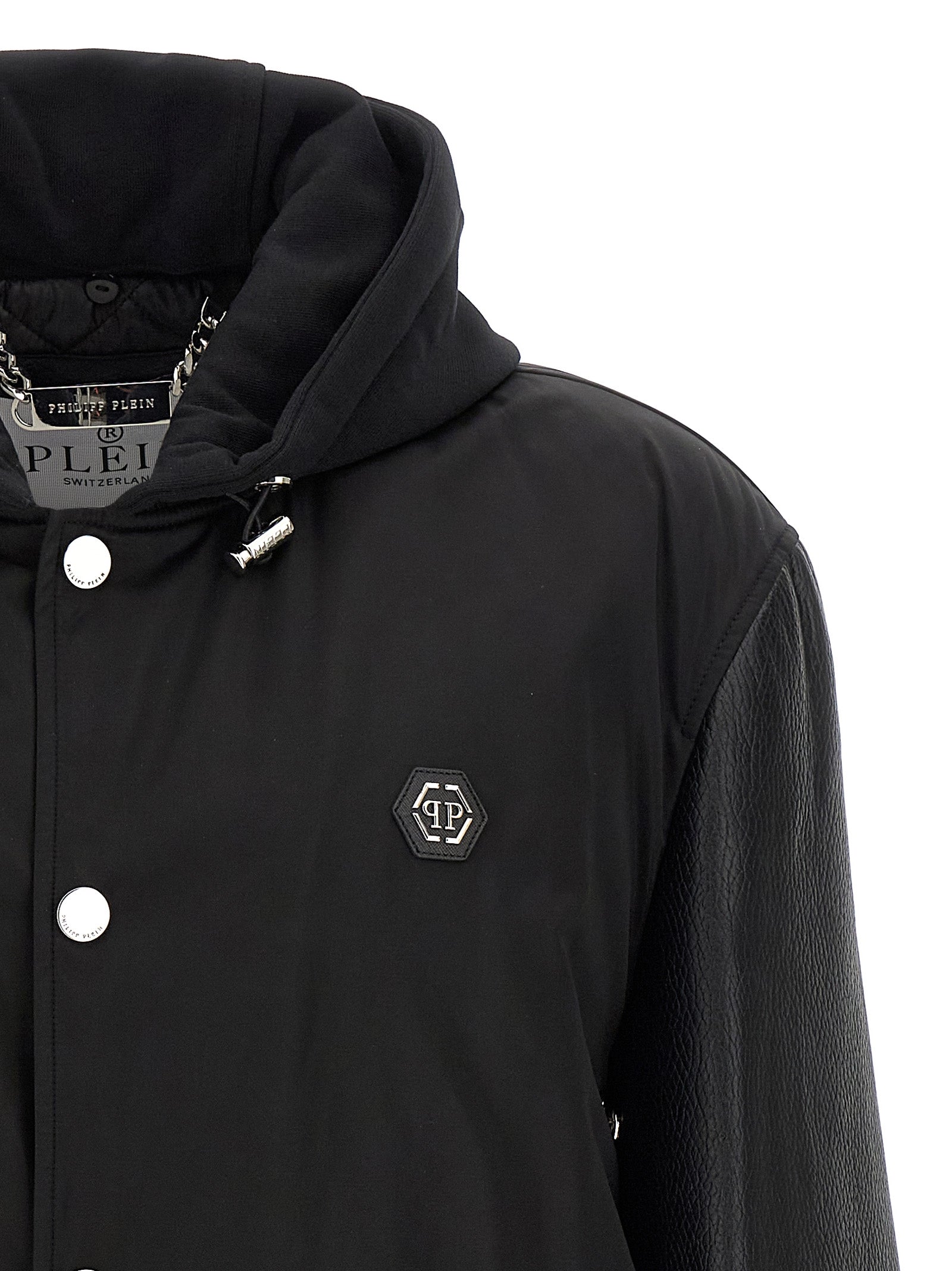 PHILIPP PLEIN - PHILIPP PLEIN - ’Varsity’ bomber jacket - Men’s Outerwear