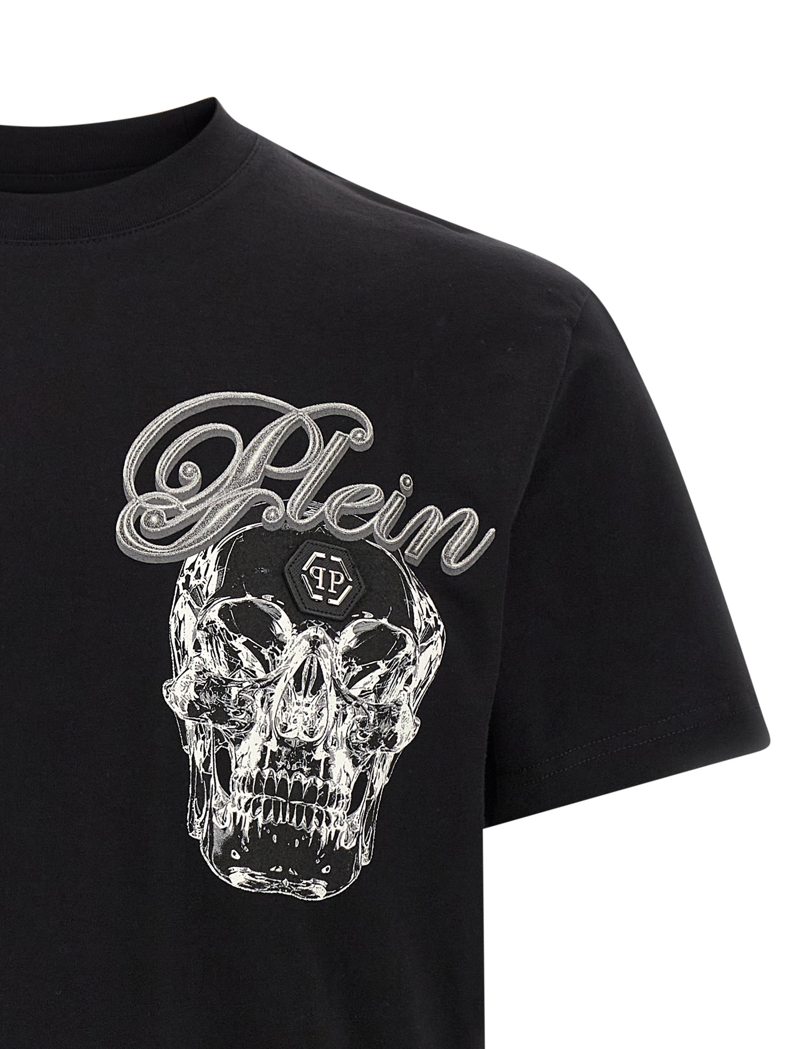 PHILIPP PLEIN - PHILIPP PLEIN - ’Glass Skull’ T-shirt - Men’s Top