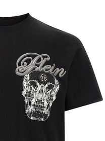 PHILIPP PLEIN - PHILIPP PLEIN - ’Glass Skull’ T-shirt - Men’s Top