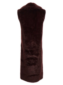 PHILOSOPHY - PHILOSOPHY - Extra long faux fur vest - Women’s Outerwear
