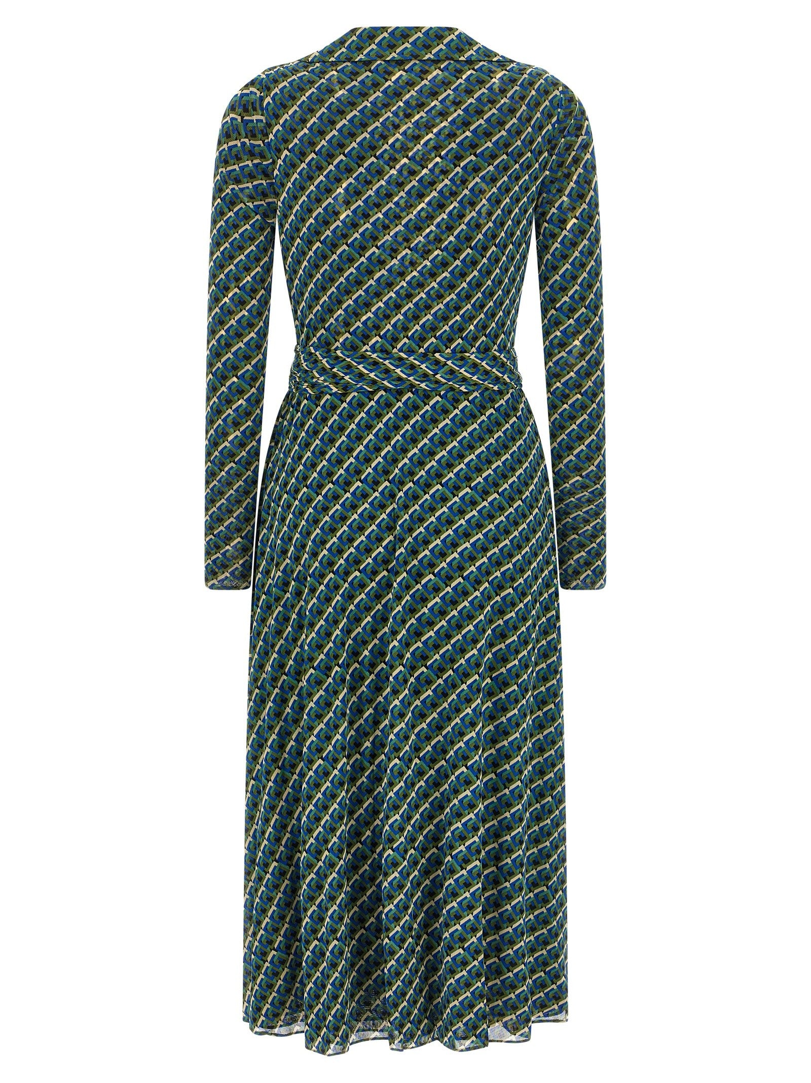 Diane Von Furstenberg Phoenix Reversible Dress Gold