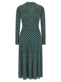 Diane Von Furstenberg Phoenix Reversible Dress Gold