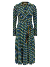 Diane Von Furstenberg Phoenix Reversible Dress Gold
