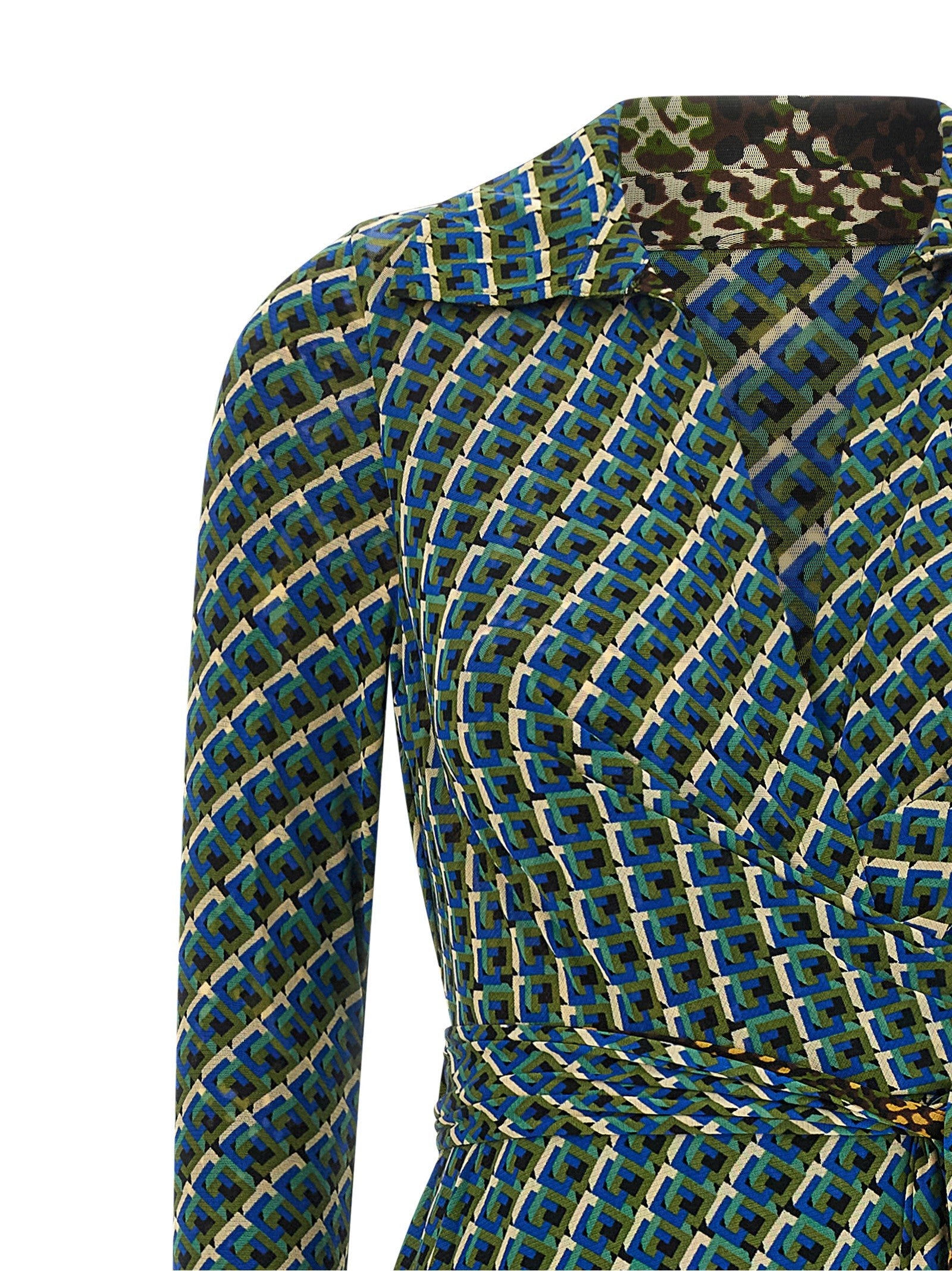 Diane Von Furstenberg Phoenix Reversible Dress Gold