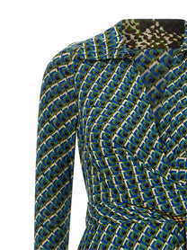 Diane Von Furstenberg Phoenix Reversible Dress Gold