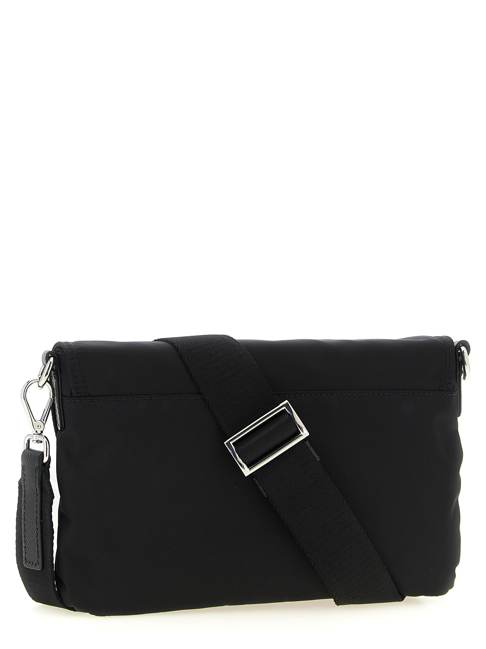 PRADA Phone Pouch Crossbody Bag in Re Nylon Black