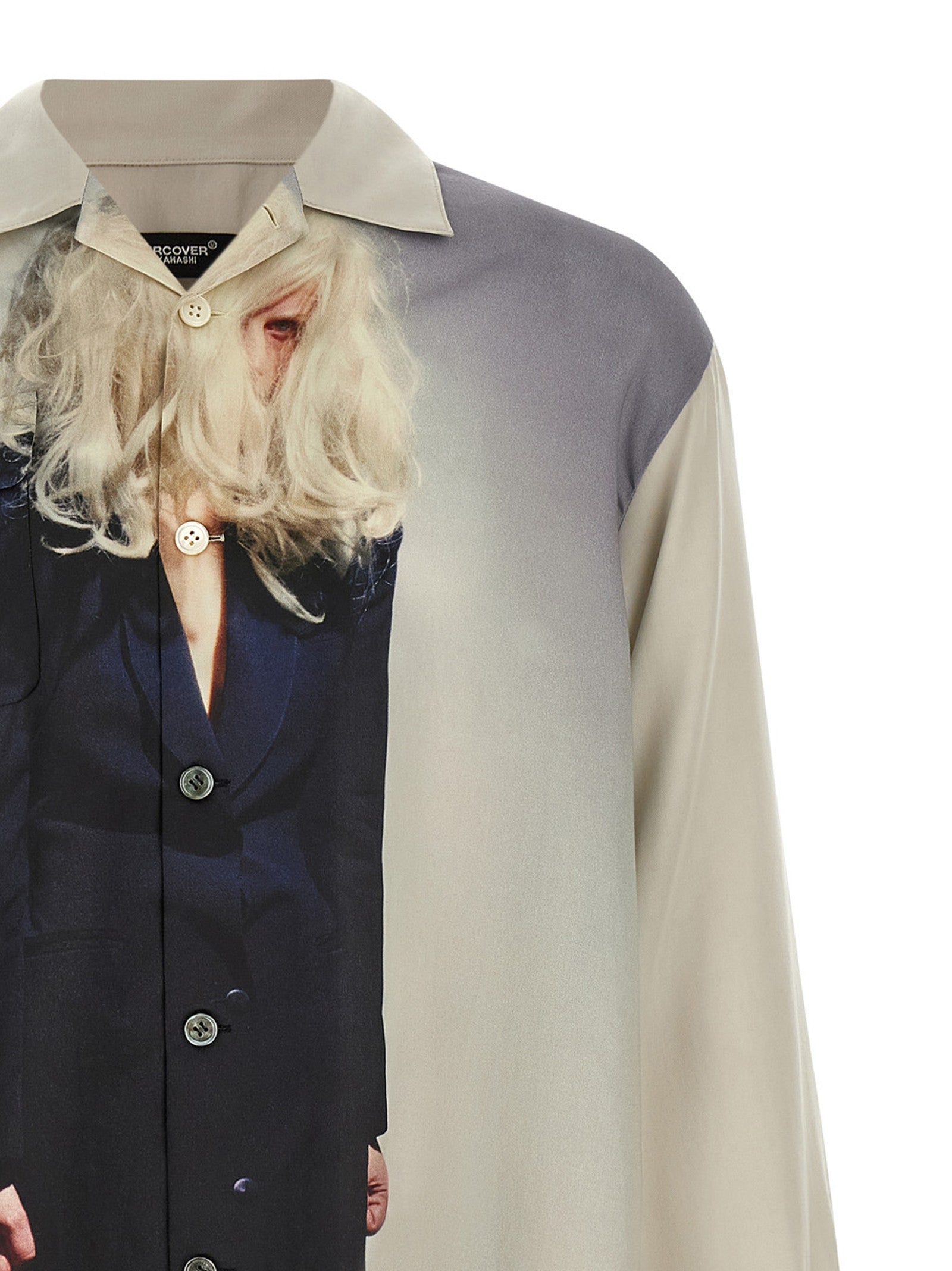 Undercover Photo Print Shirt Beige