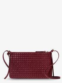 Bottega Veneta Women's Piccolo Intrecciato Clutch Red