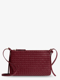 Bottega Veneta Women's Piccolo Intrecciato Clutch Red
