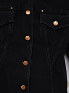 3x1 Women's Pick Dumbo Jacket in Black Denim Black