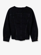 3x1 Women's Pick Dumbo Jacket in Black Denim Black