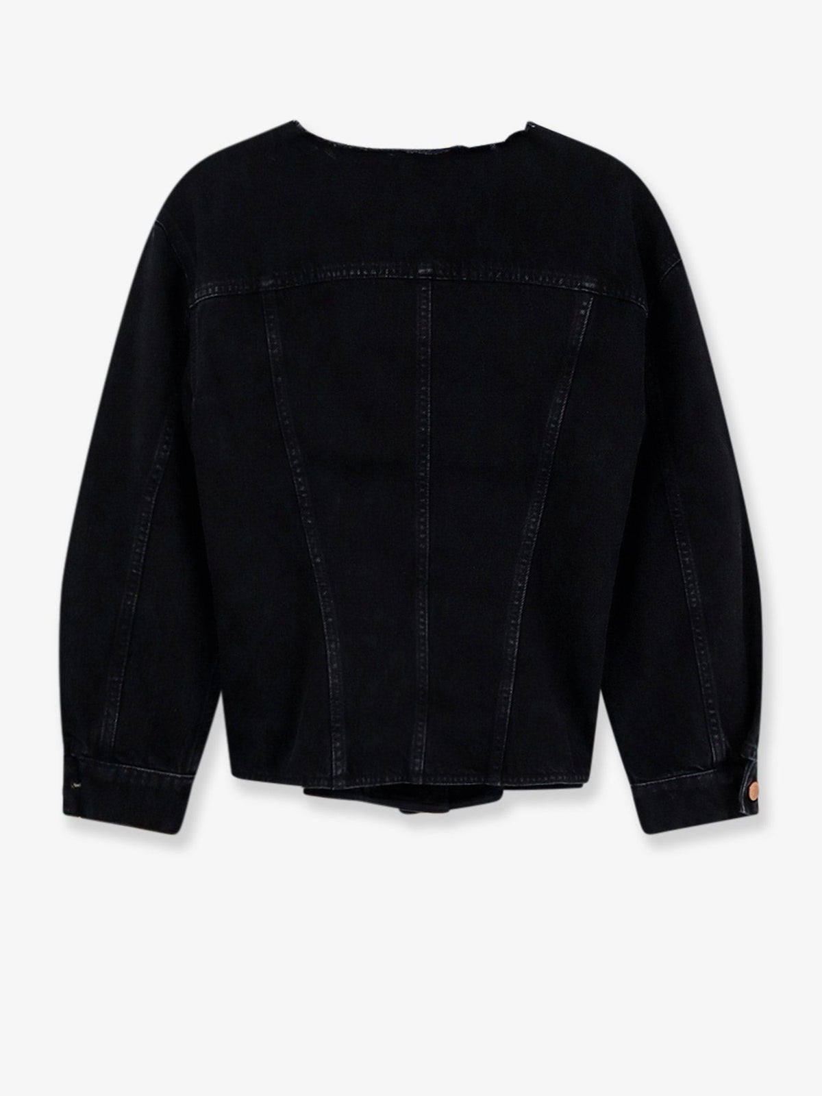 3x1 Women's Pick Dumbo Jacket in Black Denim Black