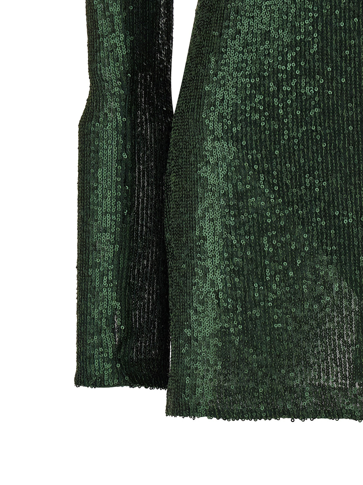 Norma Kamali Pickleball Dress Green, view 4