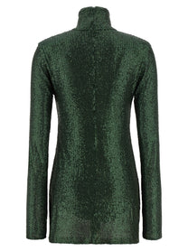 Norma Kamali Pickleball Dress Green, view 2