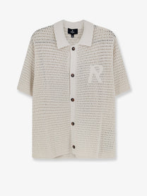 Represent Men's Pico Cotton Blend Polo Shirt White