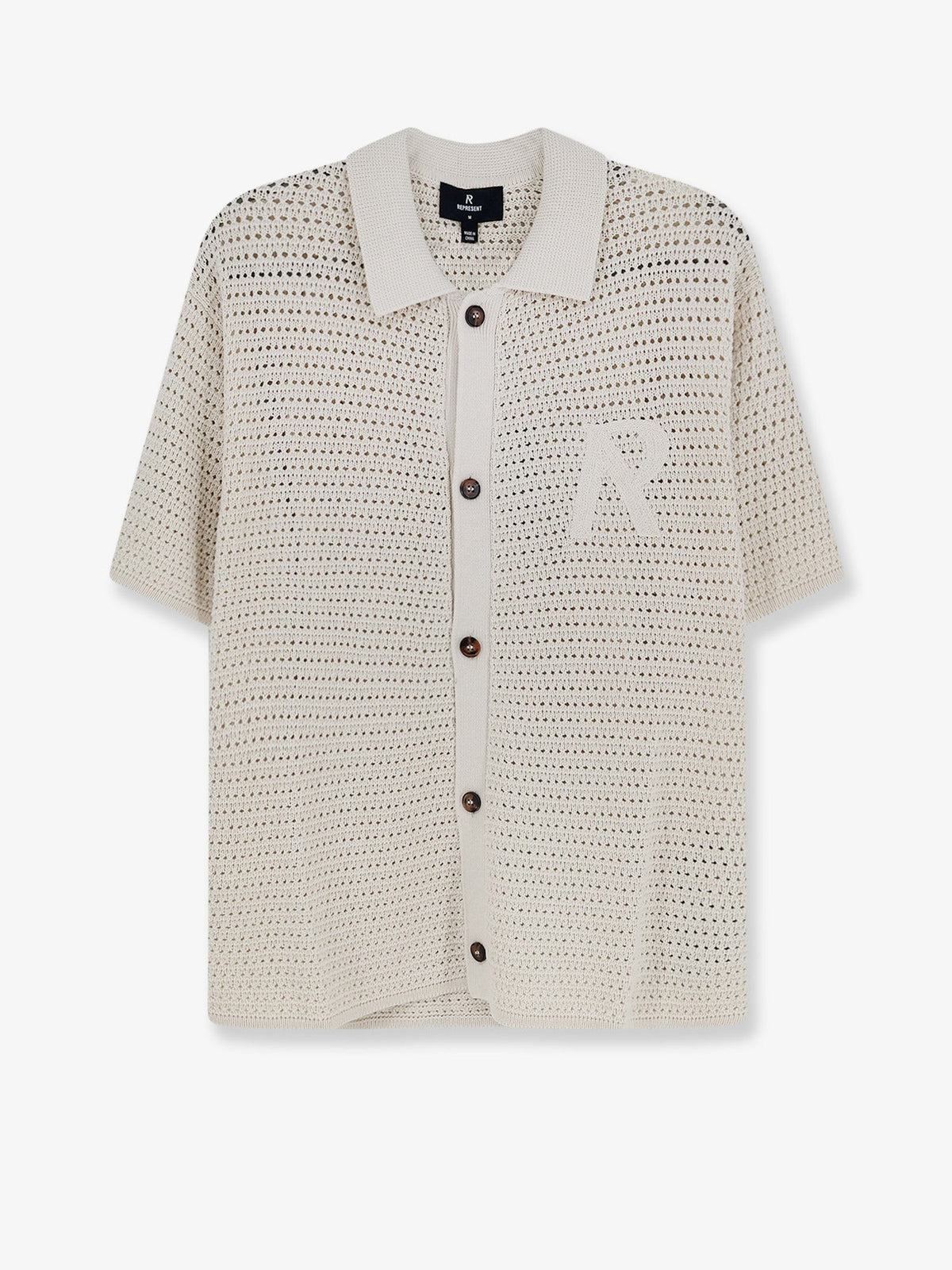 Represent Men's Pico Cotton Blend Polo Shirt White