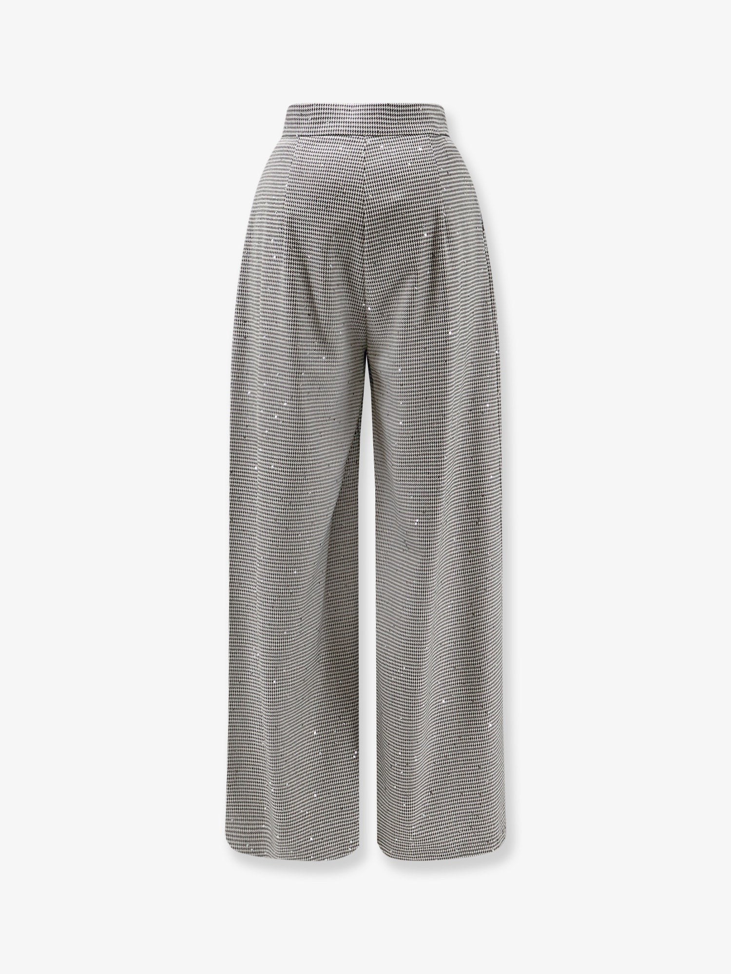 Actualee Women's Pied De Poule Trousers Black