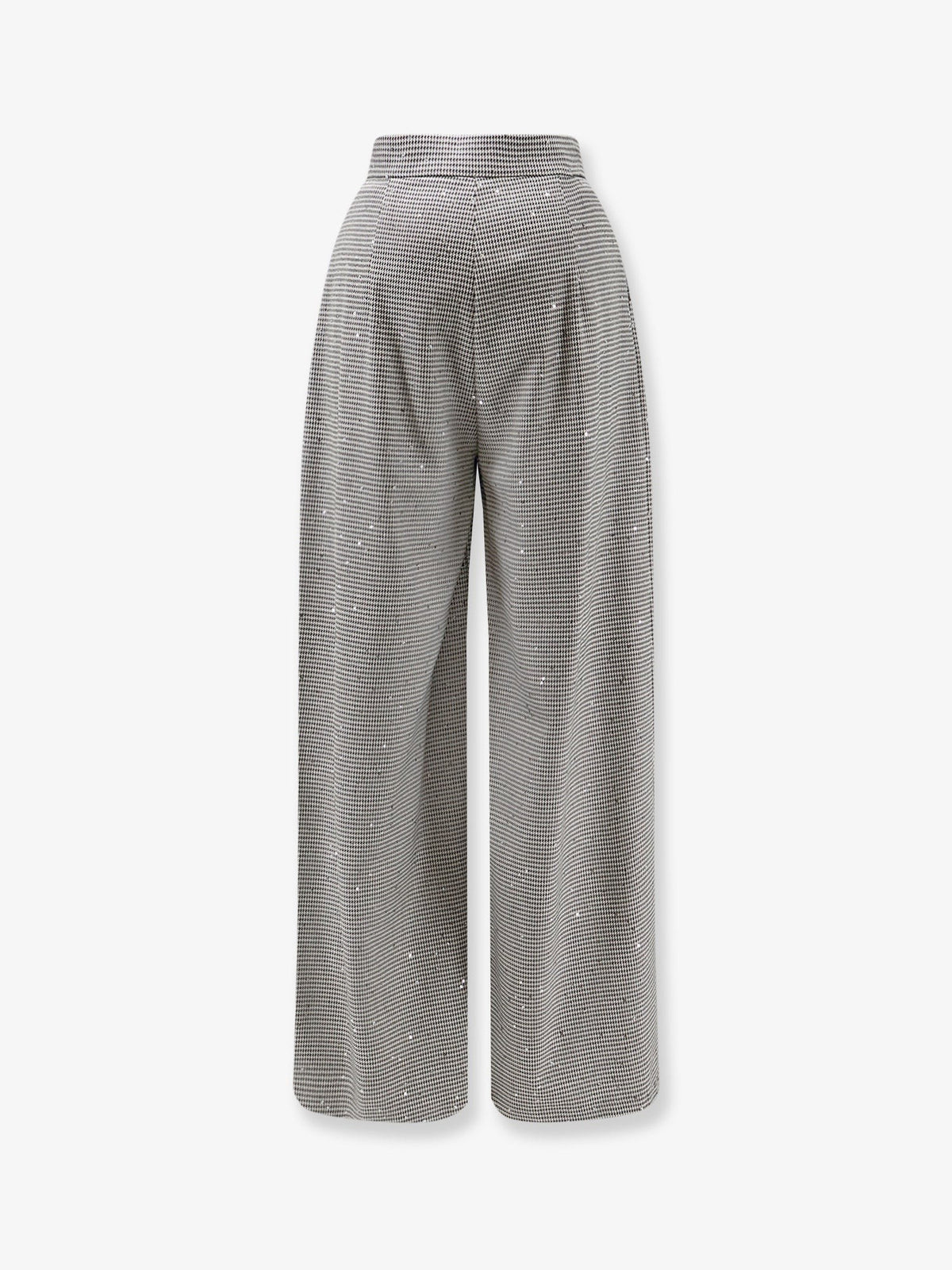 Actualee Women's Pied De Poule Trousers Black, view 2