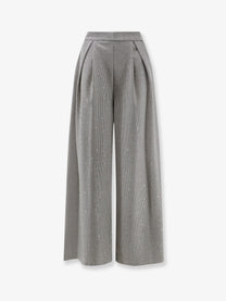 Actualee Women's Pied De Poule Trousers Black
