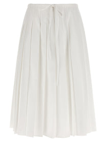PRADA Pighe Skirt White