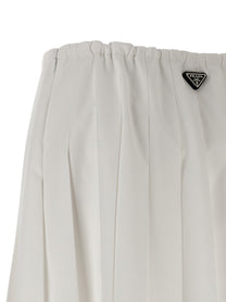 PRADA Pighe Skirt White