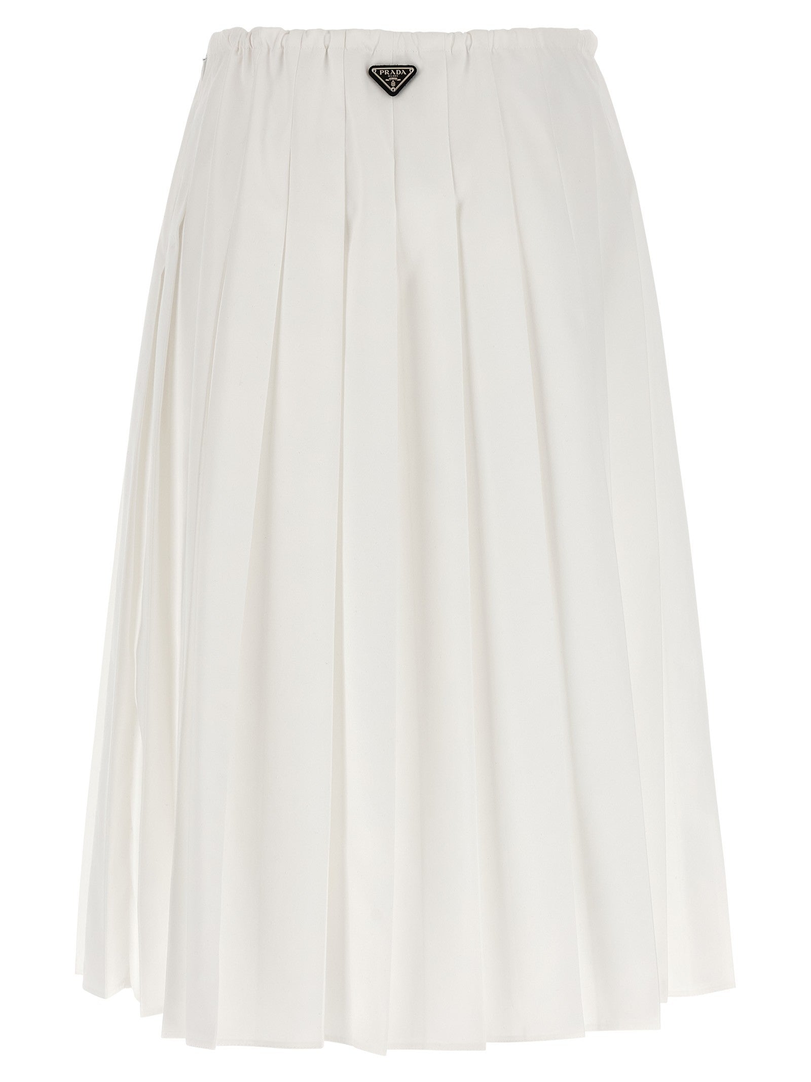 PRADA Pighe Skirt White