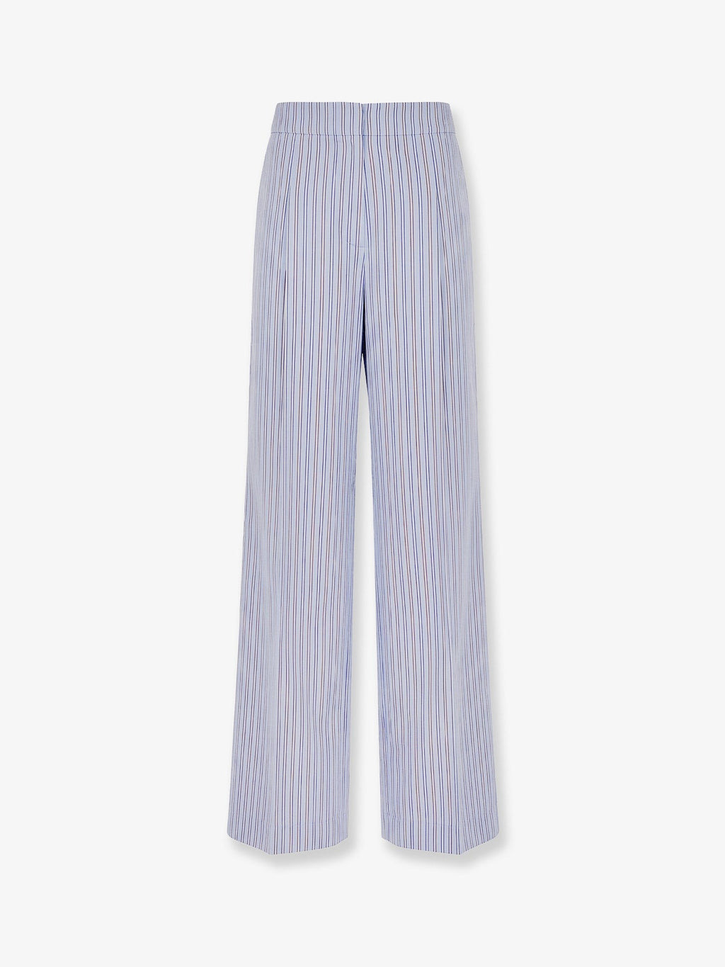Dries Van Noten Women's Pila Cupro Trousers Blue