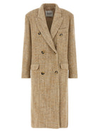 Isabel Marant Étoile Pilda Double Breasted Coat Beige