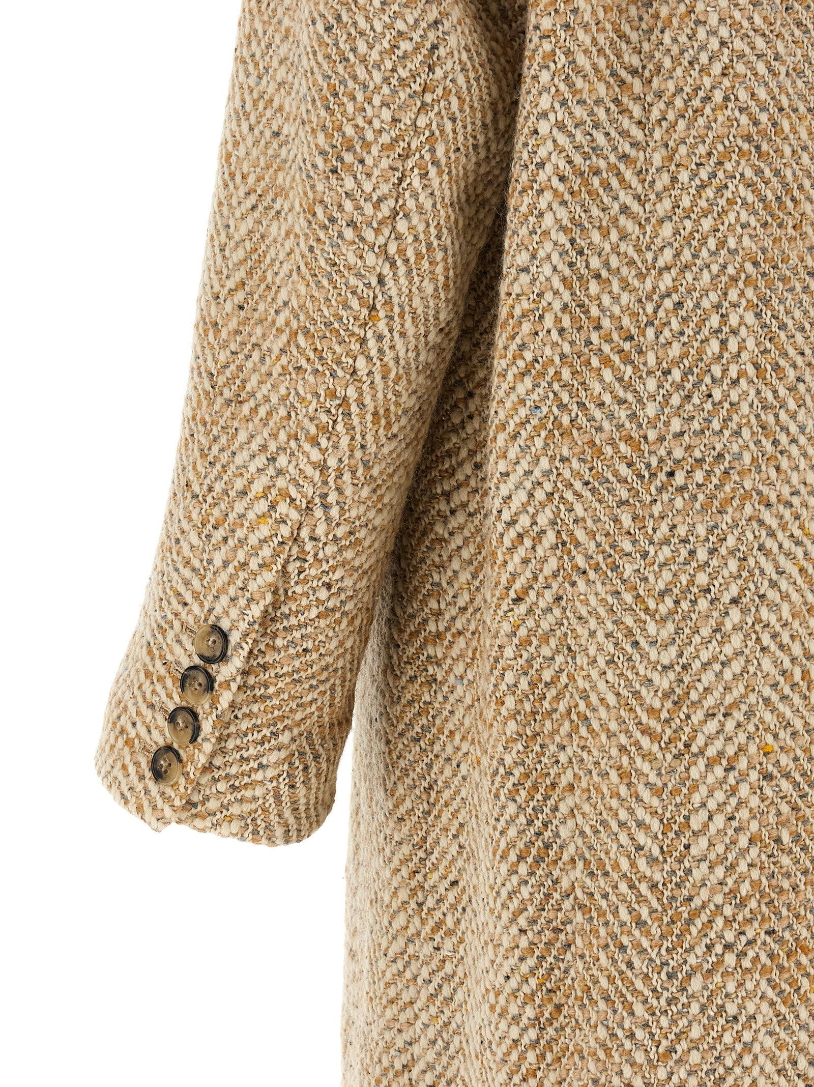 Isabel Marant Étoile Pilda Double Breasted Coat Beige
