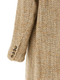 Isabel Marant Étoile Pilda Double Breasted Coat Beige