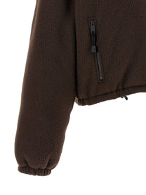 Miu Miu Pile Down Jacket Brown