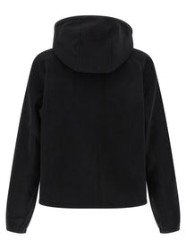 PRADA Pile Tec Hooded Jacket Black