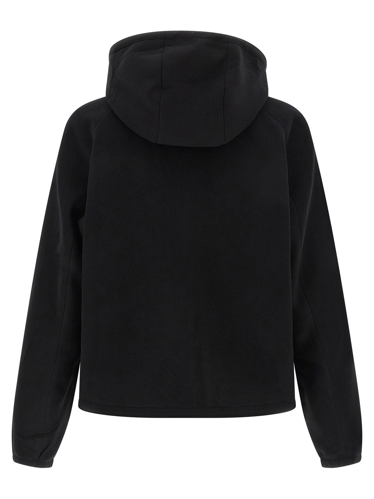 PRADA Pile Tec Hooded Jacket Black, view 2