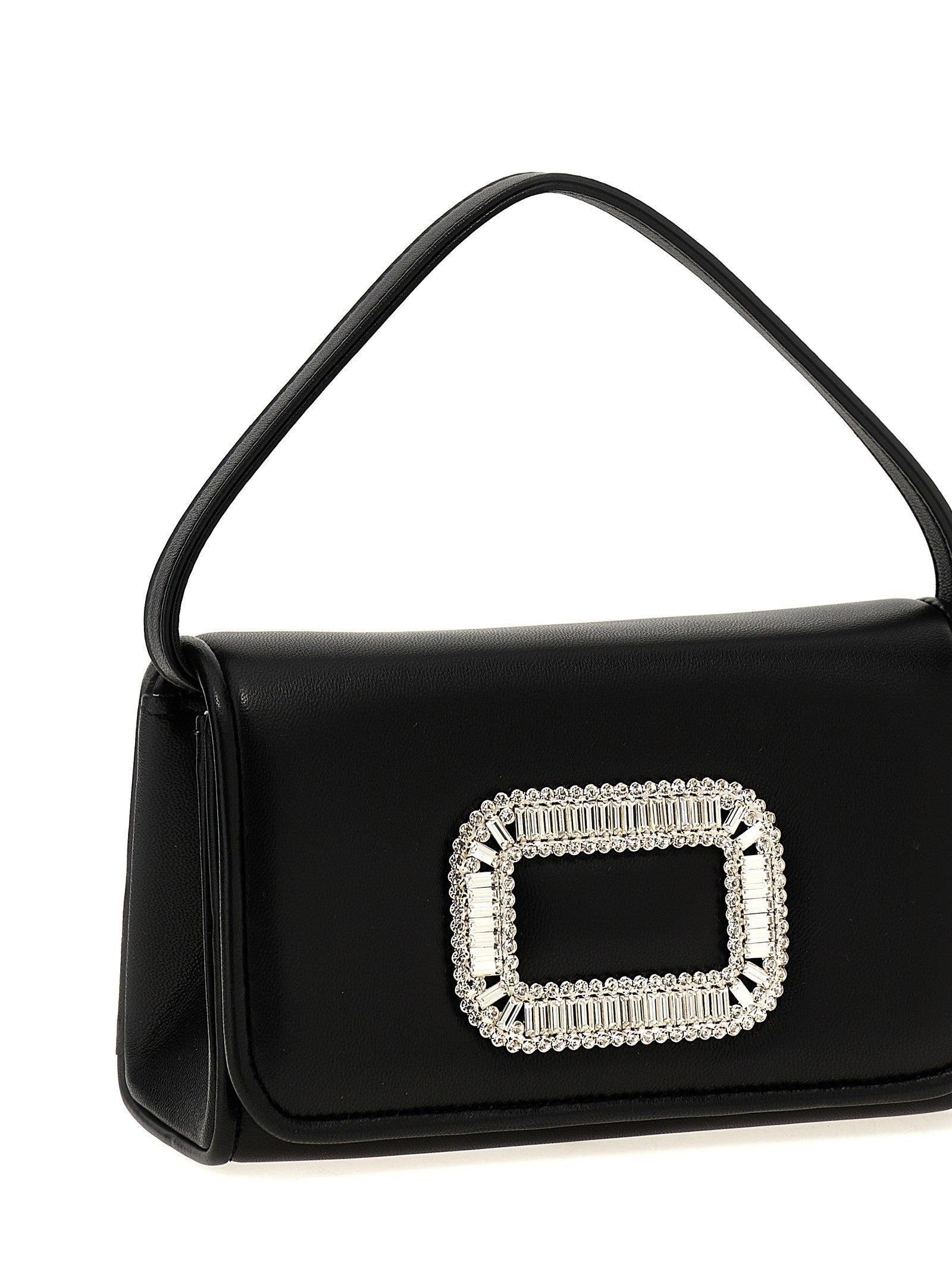 Roger Vivier Pilgrim Micro Handbag Black