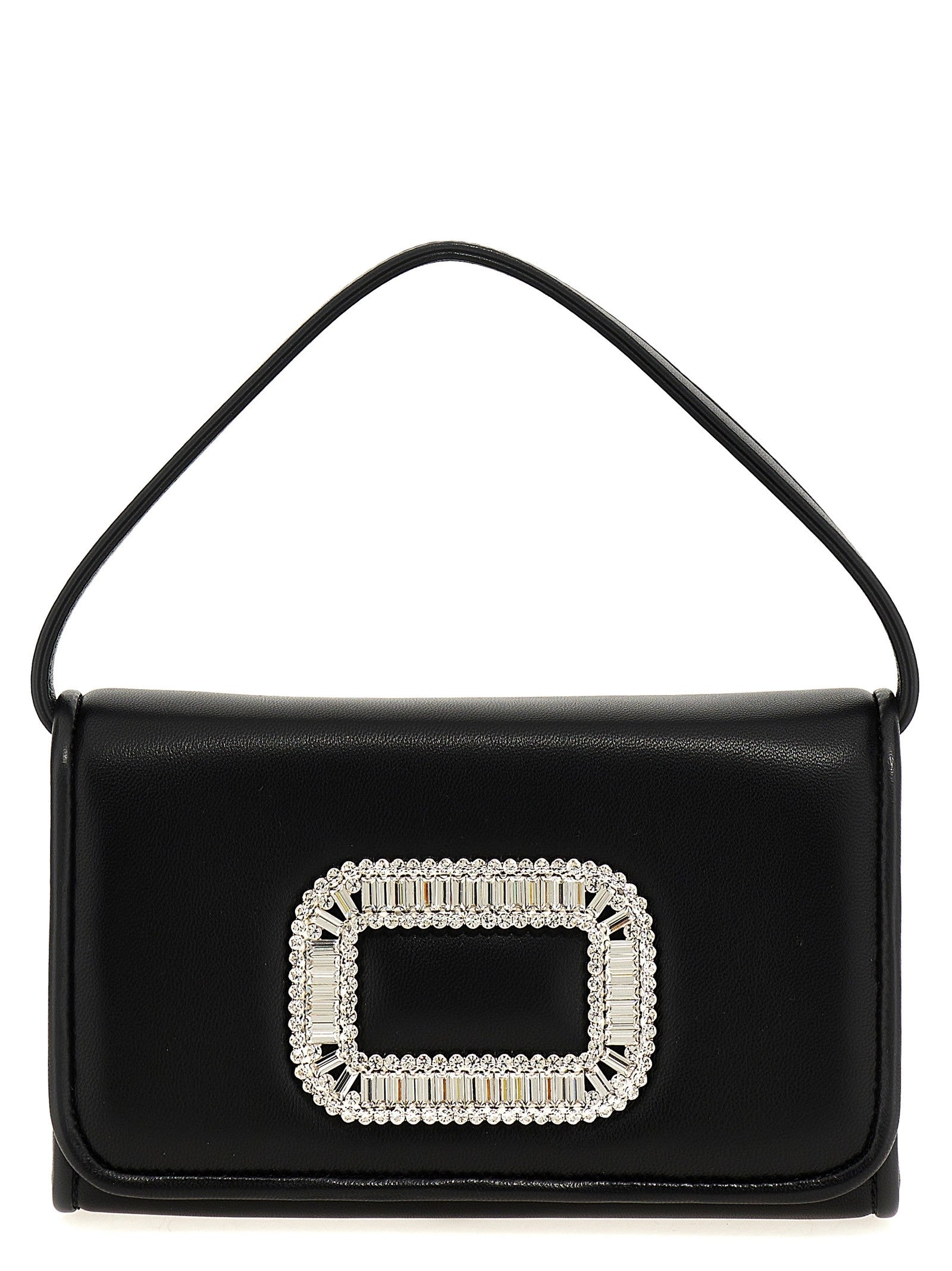 Roger Vivier Pilgrim Micro Handbag Black