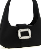 Roger Vivier Pilgrim Mini Shoulder Bag Black, view 3