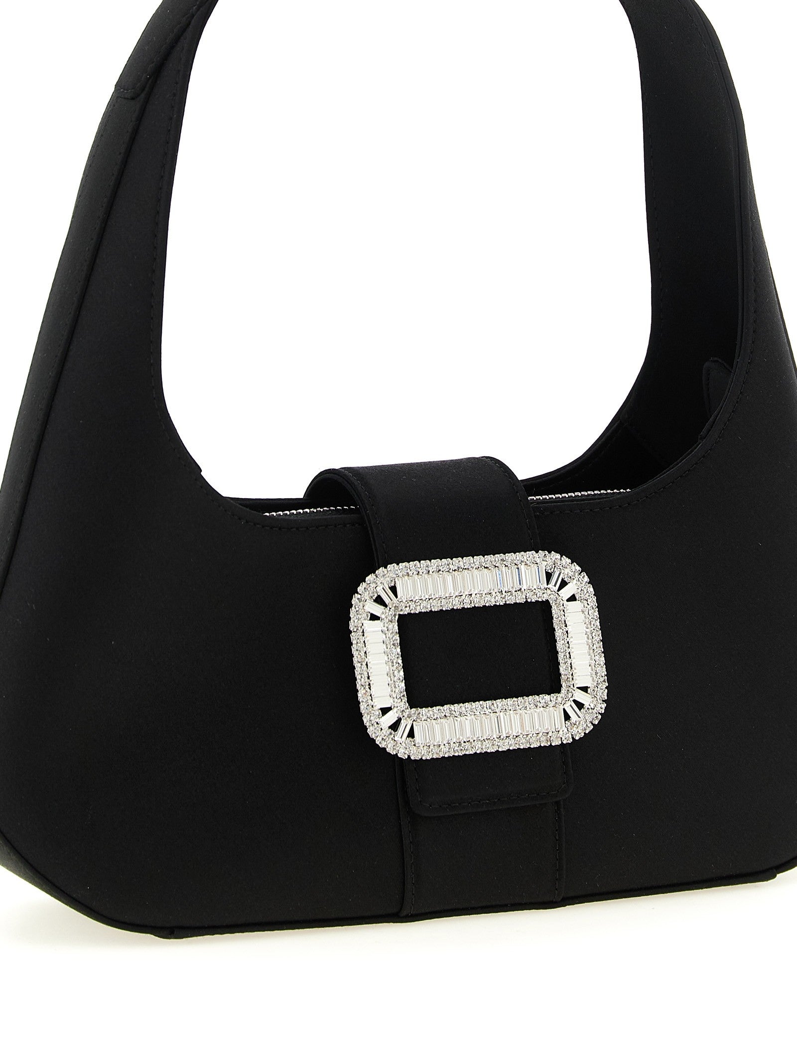 Roger Vivier Pilgrim Mini Shoulder Bag Black