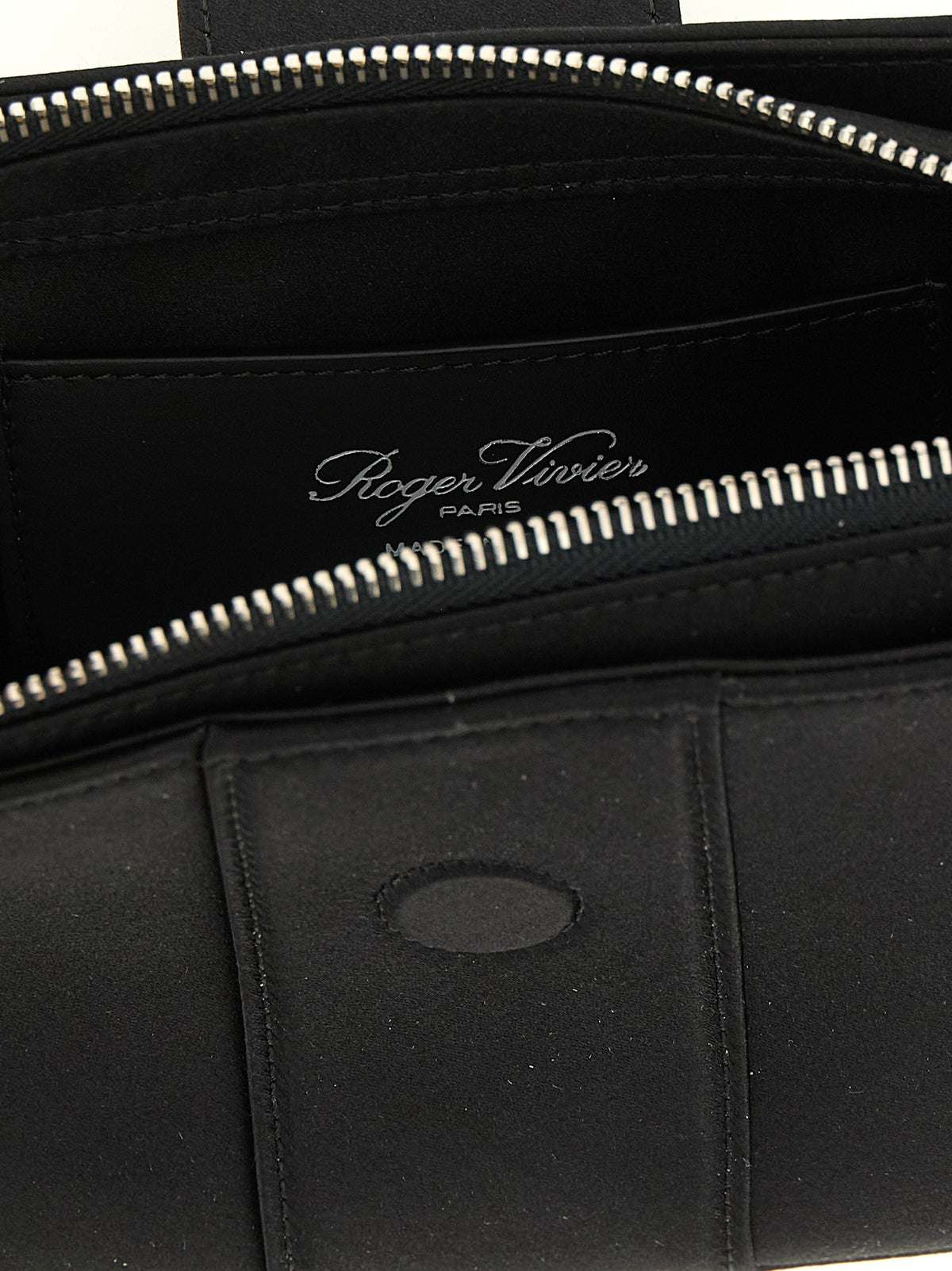Roger Vivier Pilgrim Mini Shoulder Bag Black, view 4