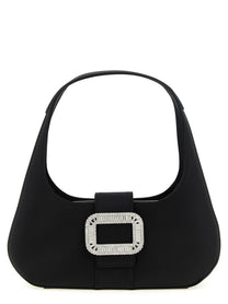 Roger Vivier Pilgrim Mini Shoulder Bag Black