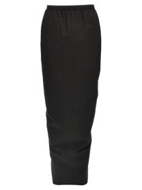 Rick Owens Pillar Long Skirt Black