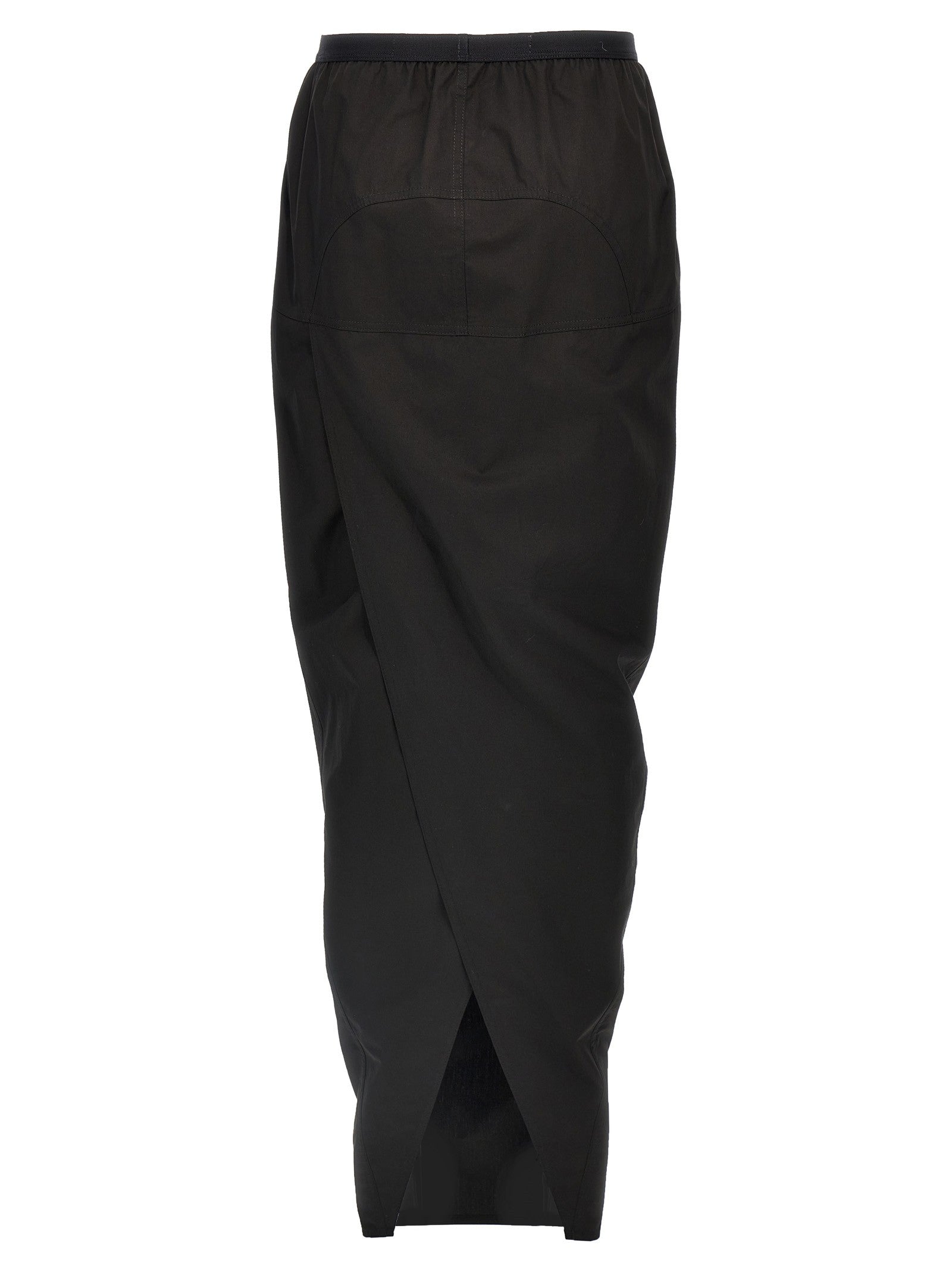 Rick Owens Pillar Long Skirt Black