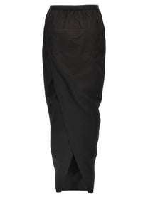 Rick Owens Pillar Long Skirt Black