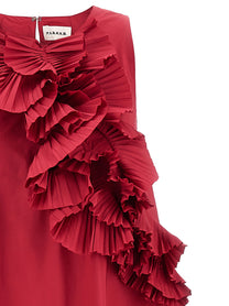 Parosh Pimpy Dress Pink, view 3
