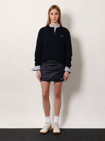 Miu Miu Women's Checkered Shirt Blue