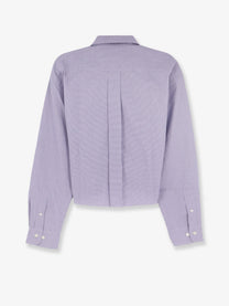 Miu Miu Women's Checkered Shirt Blue