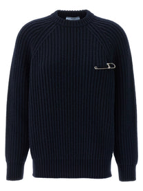 Prada Pin Sweater Blue