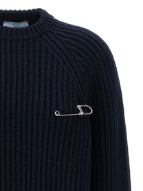 Prada Pin Sweater Blue
