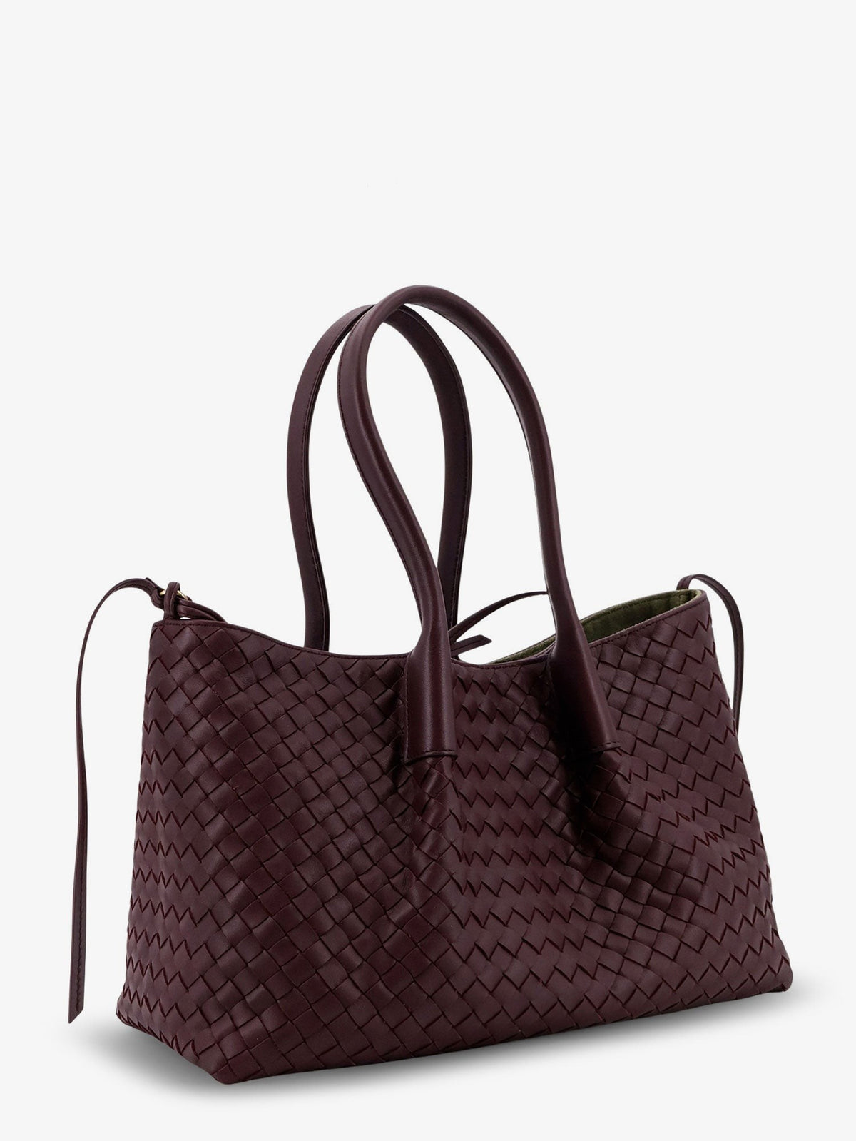 Bottega Veneta Women's Pinacoteca Leather Handbag Red