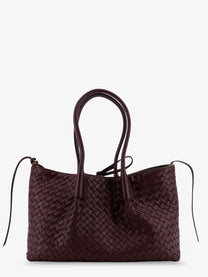 Bottega Veneta Women's Pinacoteca Leather Handbag Red