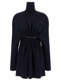 Balenciaga Pinched Dress Blue